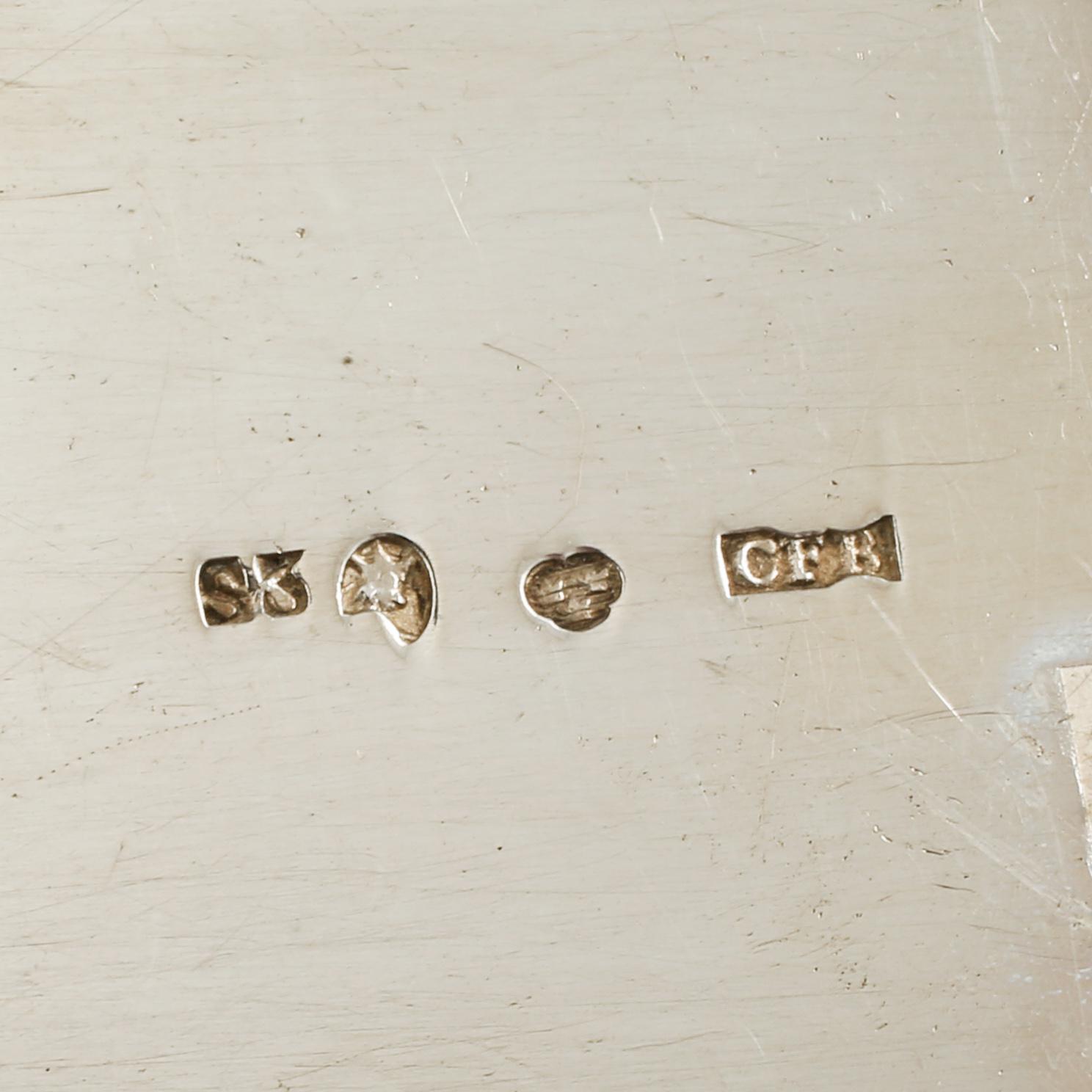 ASKAR, 4 st, silver och glas, Sverige, 1800-tal.