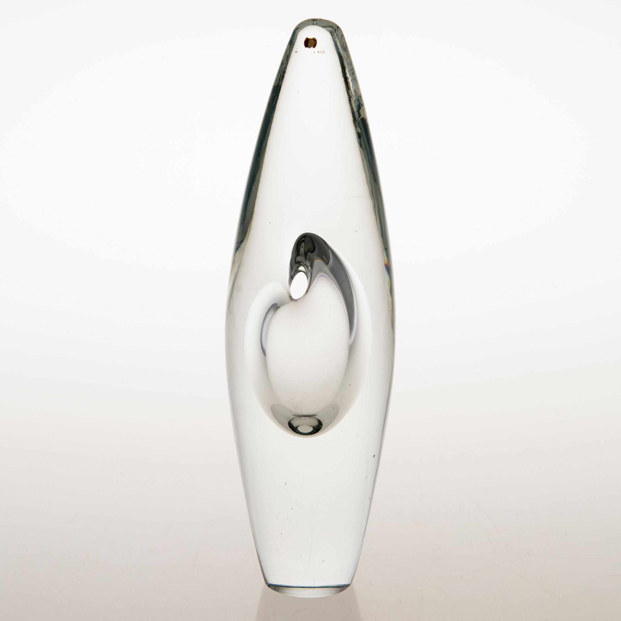TIMO SARPANEVA, An "Orchid" glass vase, signed Timo Sarpaneva 3568.