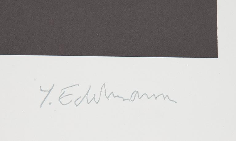 Yrjö Edelmann, lithograph in colours, 2004, signed EA I/XXXV.