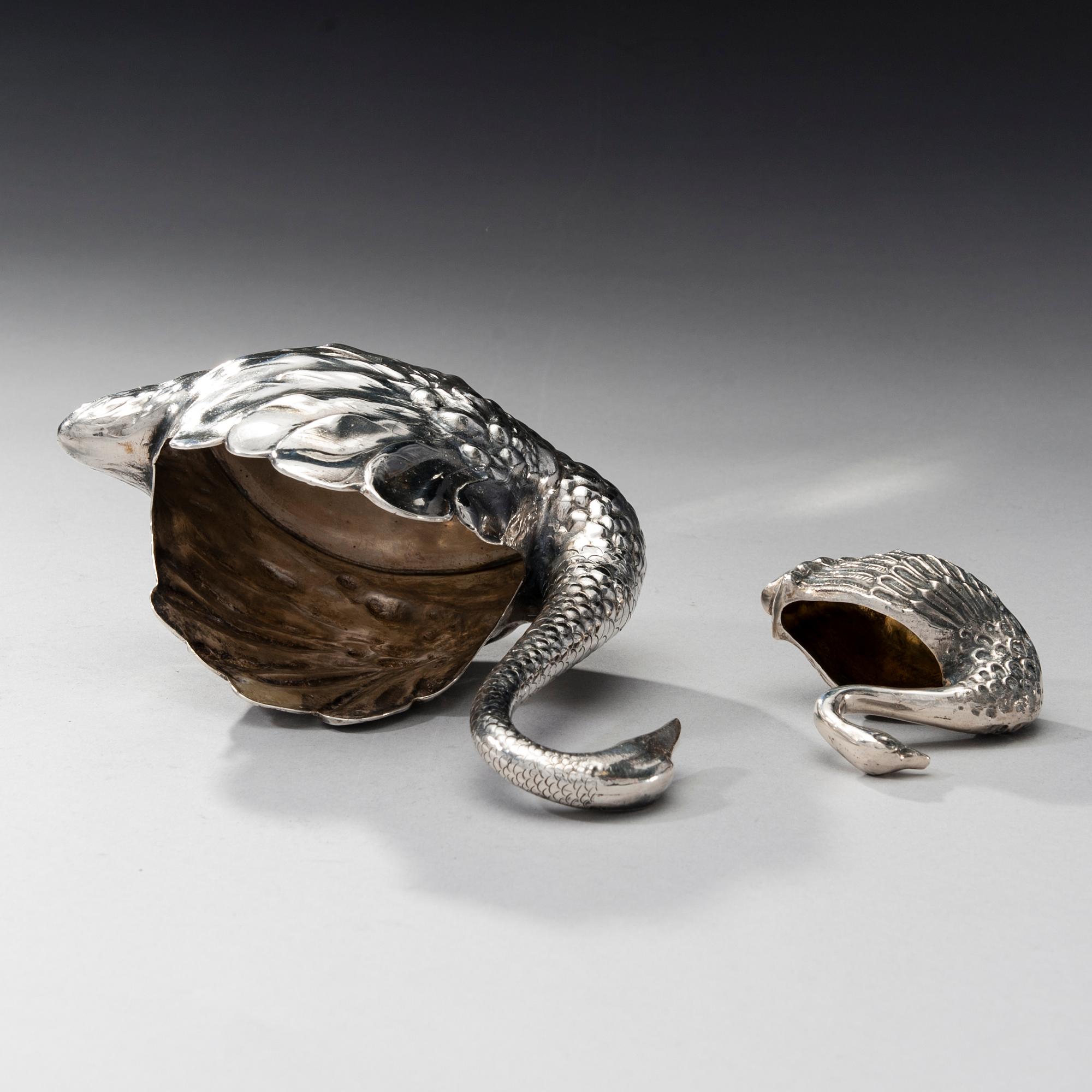 SKÅLAR, 2 st, silver, Koivula oy, Joensuu, Finland 1957. Vikt ca 450 g.