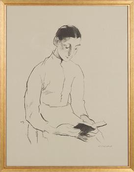 Helene Schjerfbeck, "Konfirmanden (Andakt)".