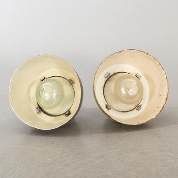 INDUSTRILAMPOR 2 st 1900-talets mitt/andra hälft.