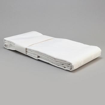 Three damasque table cloths from Georg Jensen Damask. 'The Royal Anniversary and World Scout Centennial Present'.