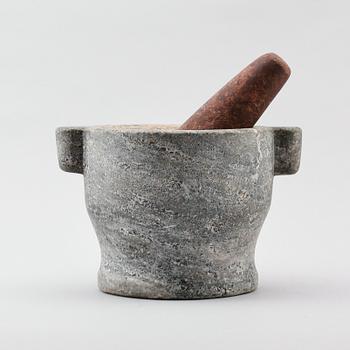 MORTEL, kolmårdsmarmor, 1800-/1900-tal.