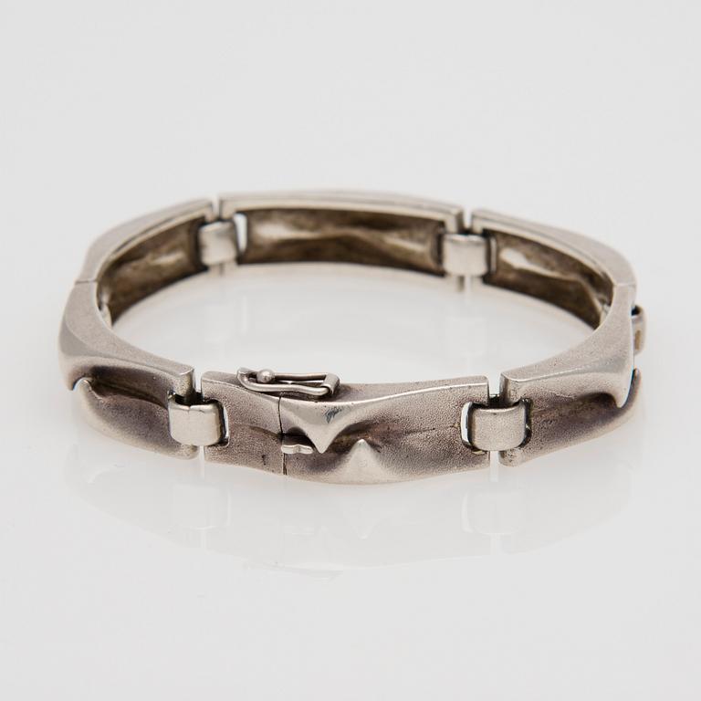 ARMBAND, Björn Weckström Lapponia 1978, silver.