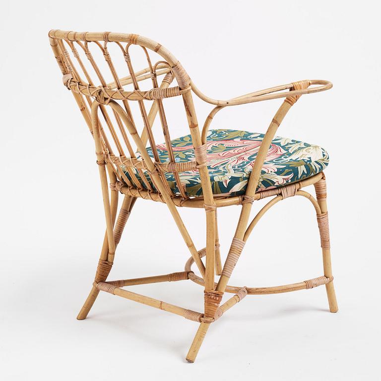 Josef Frank, a rattan chair model "B 1184", Firma Svenskt Tenn, probably 1950s.