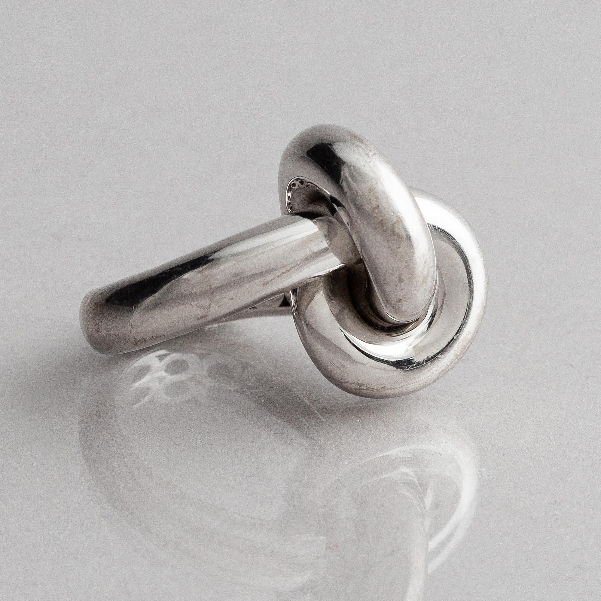 Engelbert ring "Absolutely fat knot" 18K vitguld.