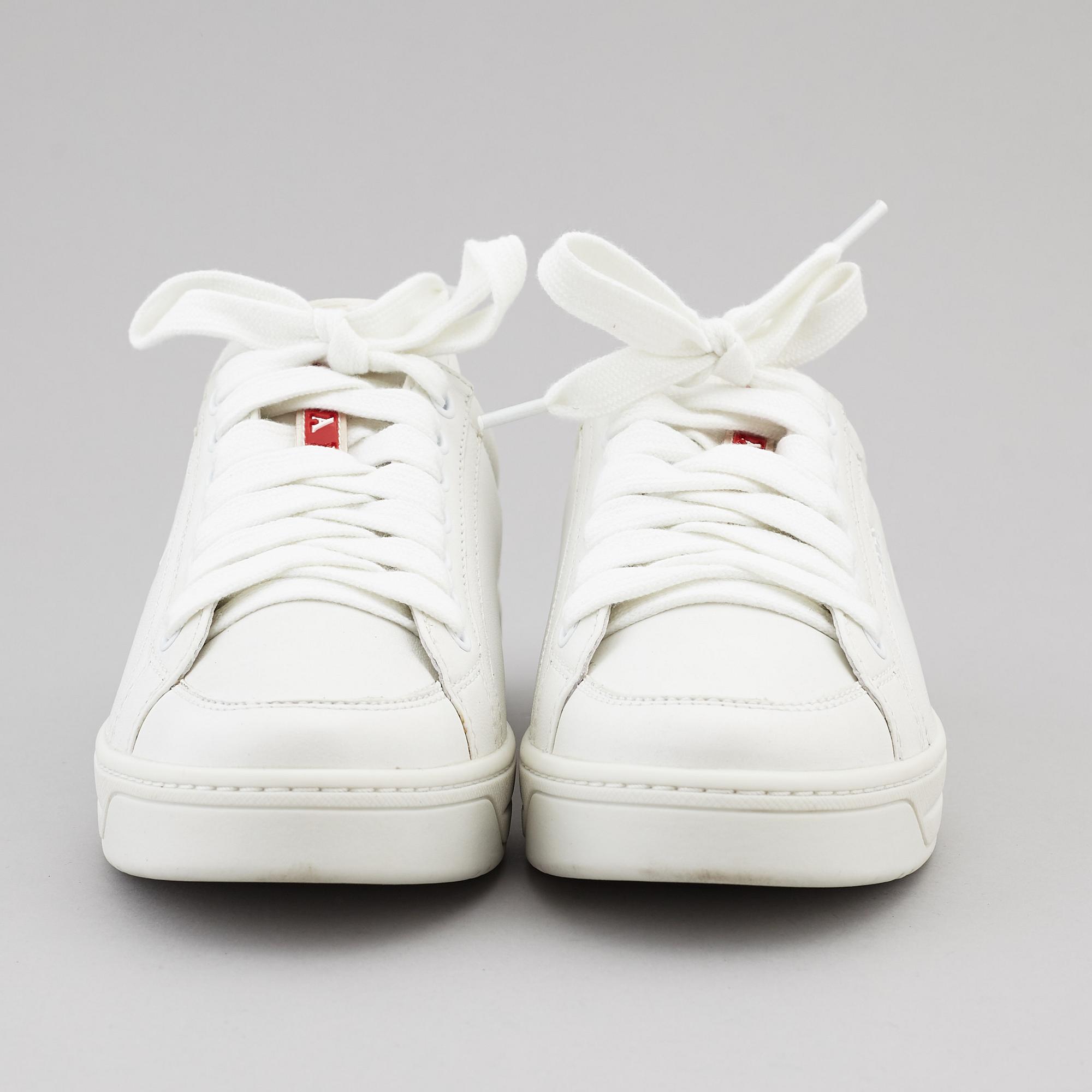 PRADA, sneakers, två par, storlek 35,5.