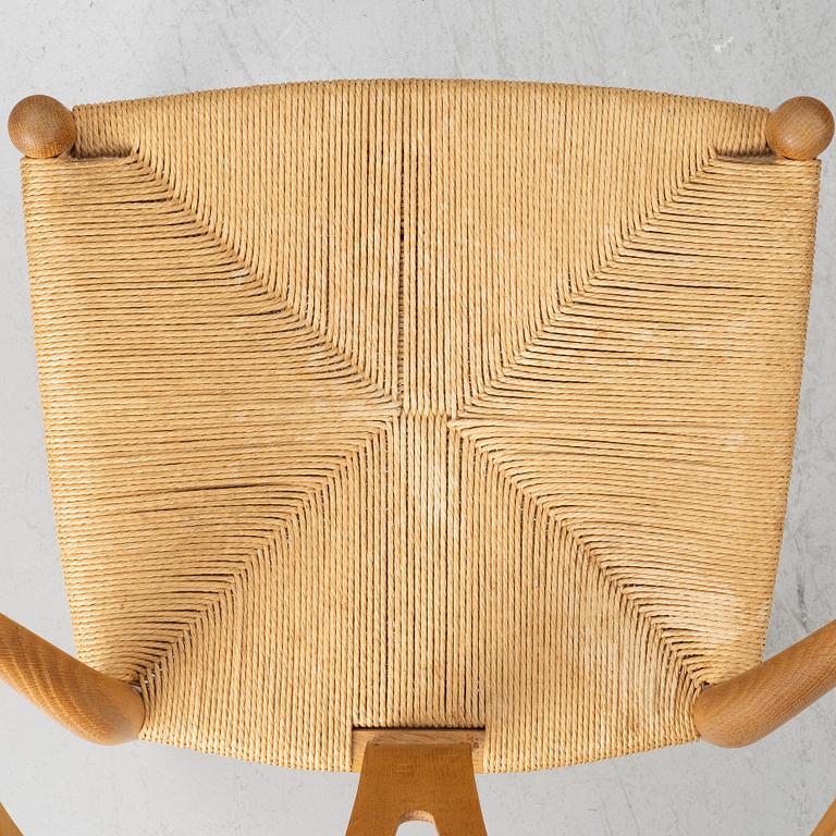 Hans J Wegner, stolar, 10 st, CH-24  "Y-stolen" Carl Hansen & son. Danmark.