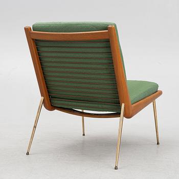 Peter Hvidt & Orla Mølgaard, a "Boomerang HM2" lounge chair, France & Daverkosen, Denmark, 1950's.