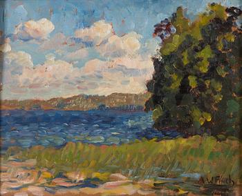 Alfred William Finch, oil on board, signed.