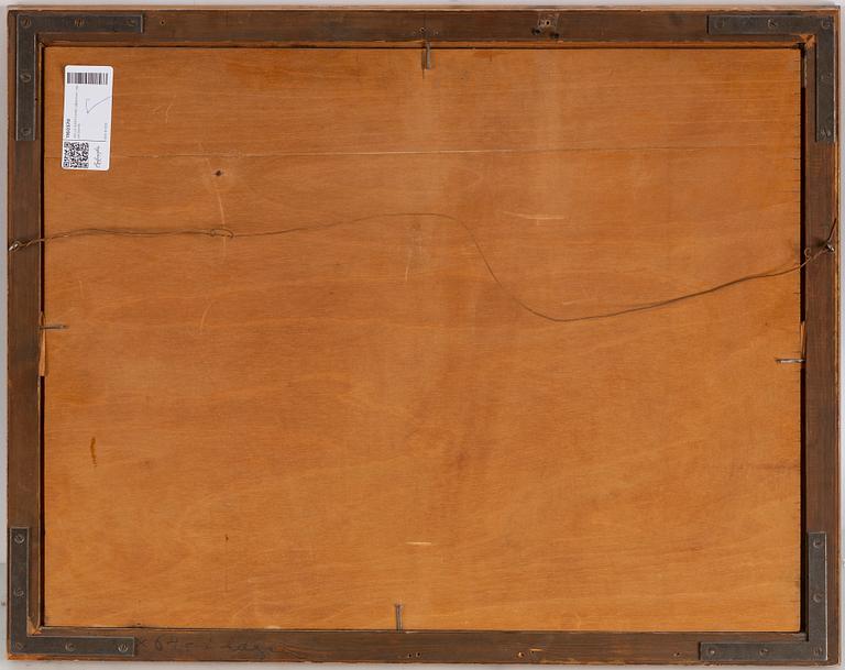 PELLE SWEDLUND, attributed to, oil on panel.