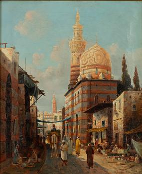 August von Siegen, attributed, From Cairo.
