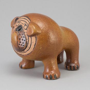 A "Bulldog" figurine by Lisa Larson for Gustavberg.