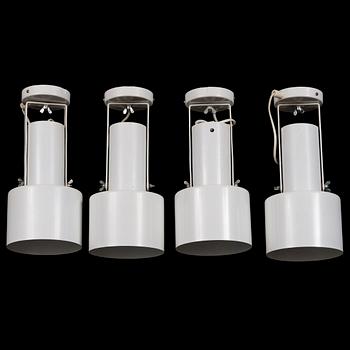 PAAVO TYNELL, Four 1960's 'H4-43' spotlights for Idman, Finland.