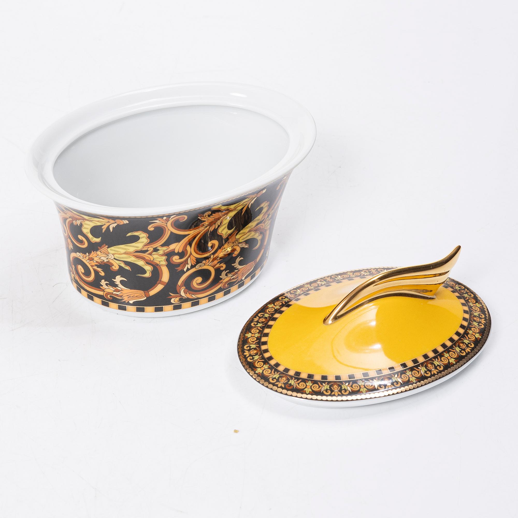 Versace, a 24 piece 'Barocco' tea and coffee service, Rosenthal, Germany.