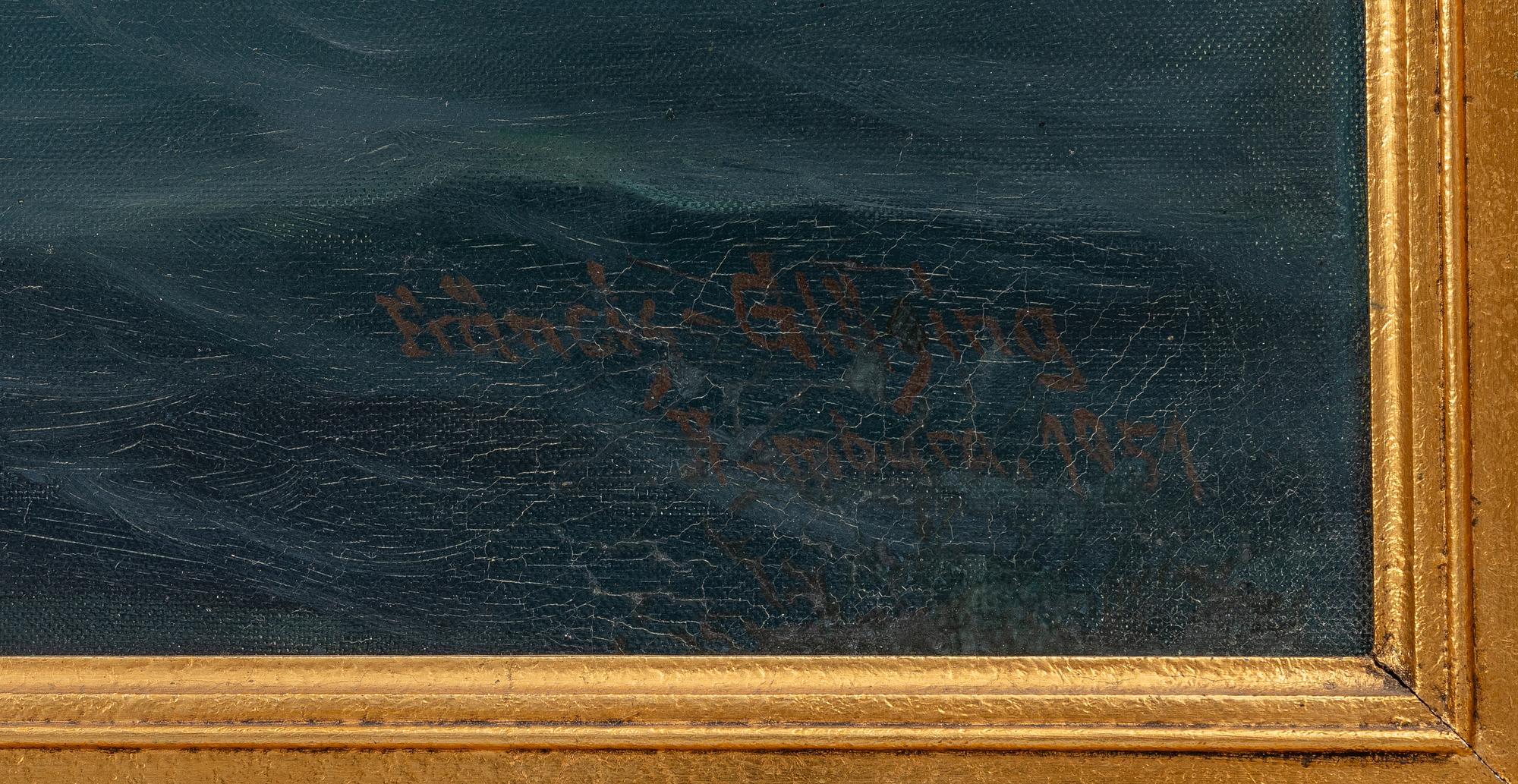 Martin Franz Glüsing, Fullriggare med fördevind.