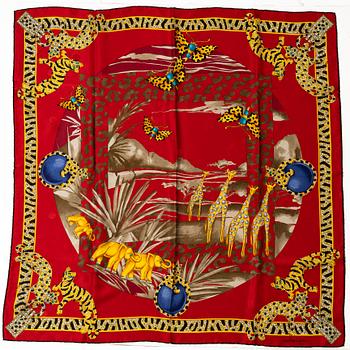 Cartier, scarf, "Savane Africaine".