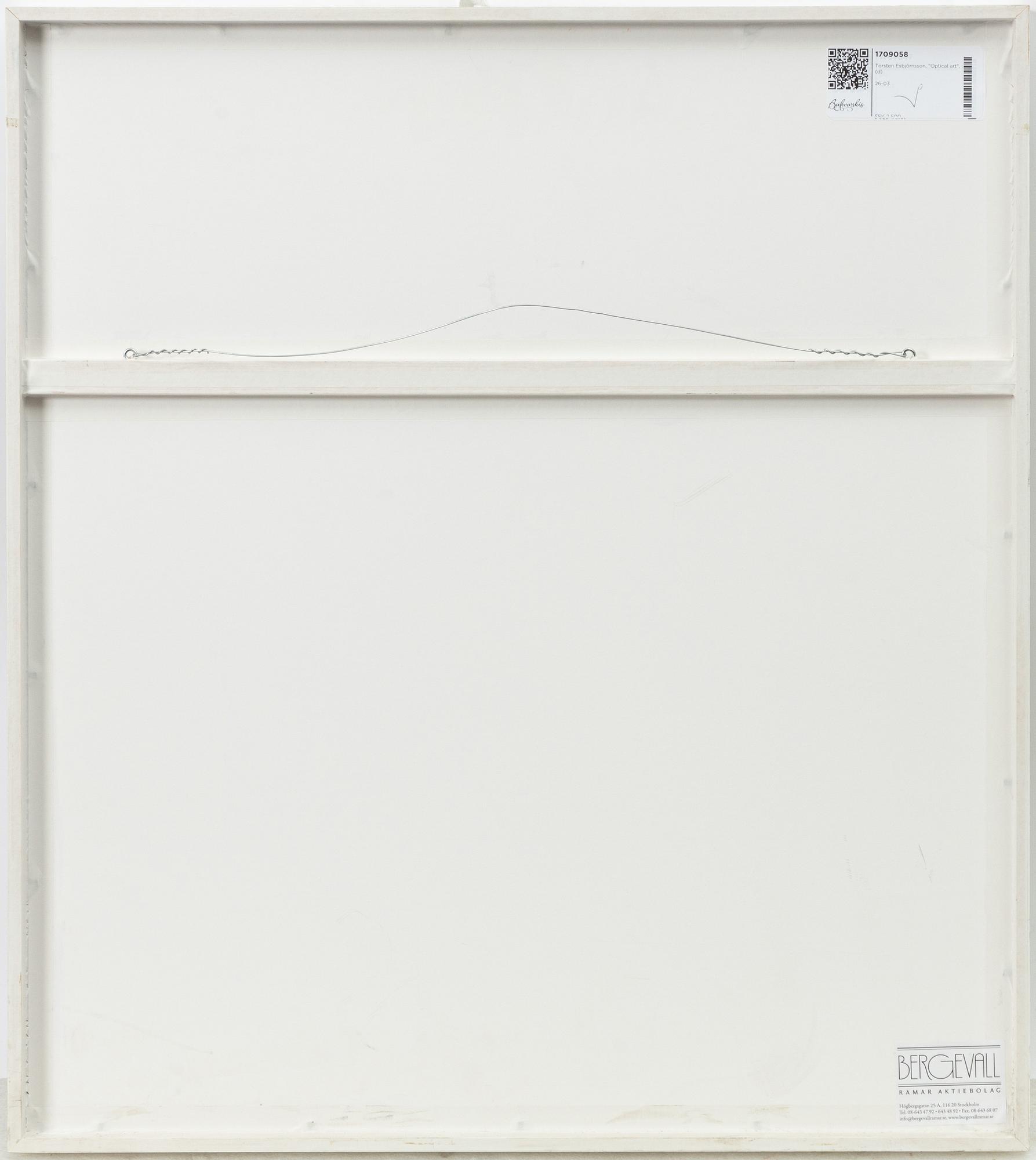 Torsten Esbjörnsson, Untitled.