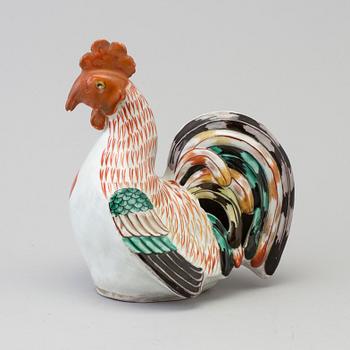 A 20th cnetury Chinese porcelin rooster.