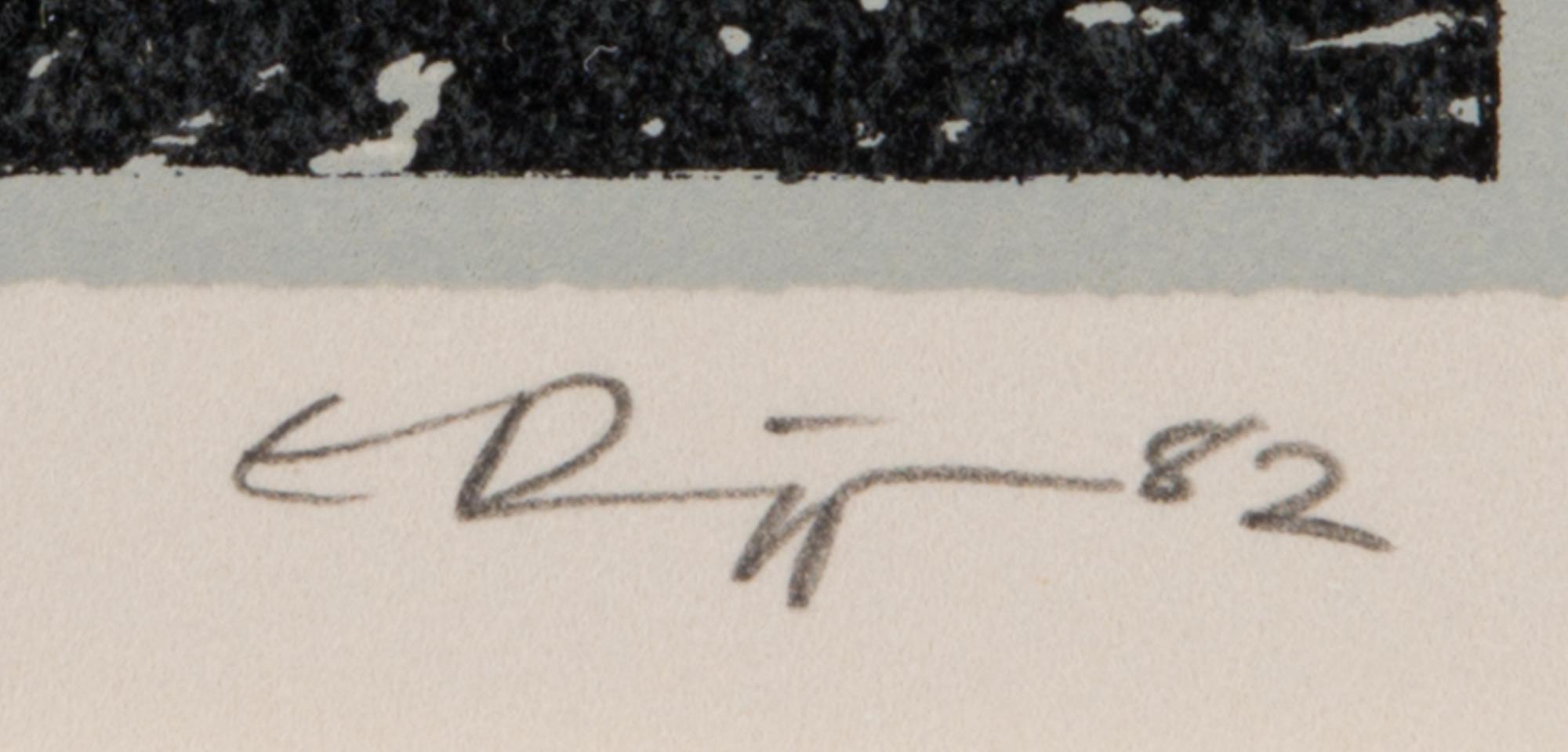 ESA RIIPPA, lithograph, signed, dated 82 and numbered 105/500.