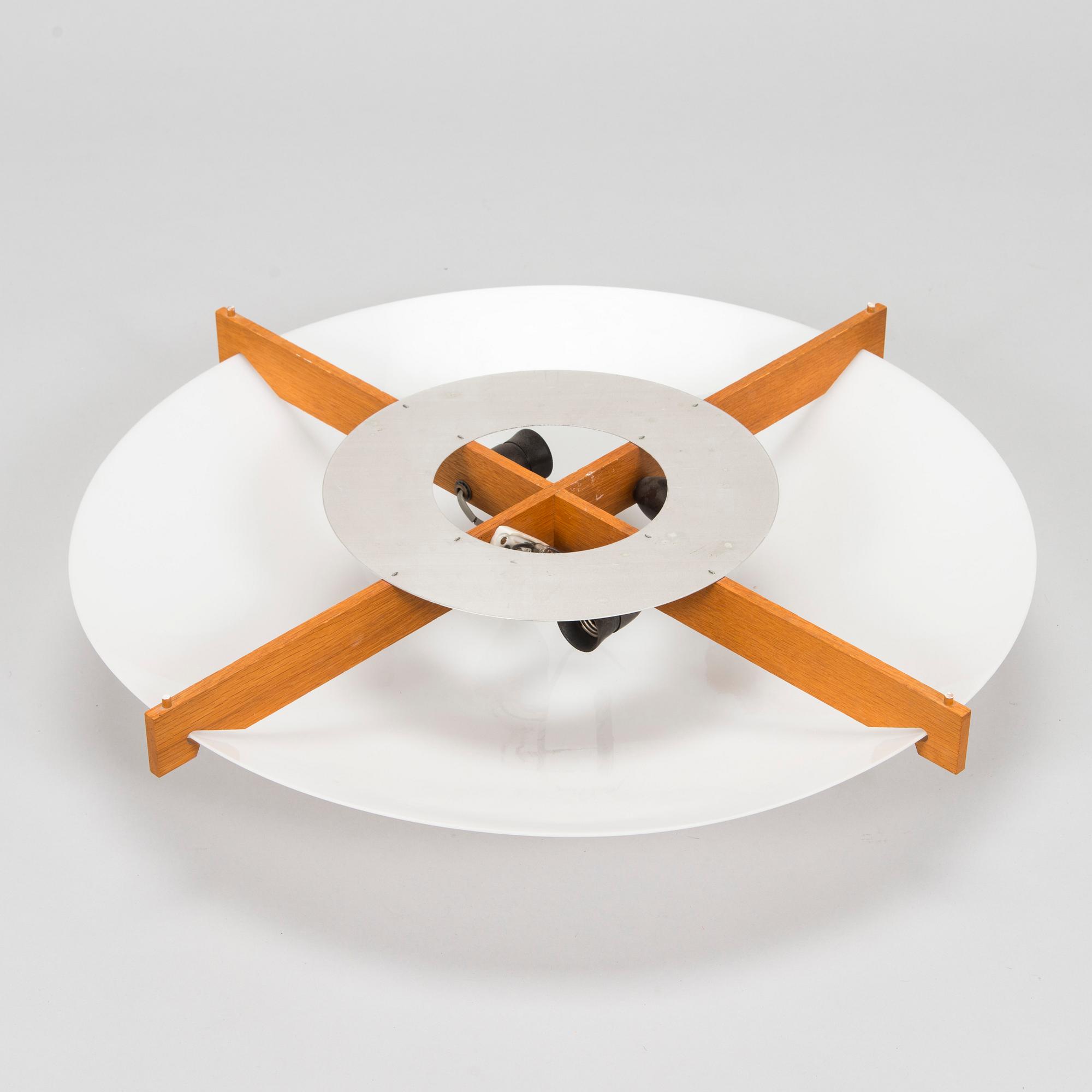 Uno & Östen Kristiansson, taklampa / plafond, "Plafo", Luxus, modellen formgiven 1960.