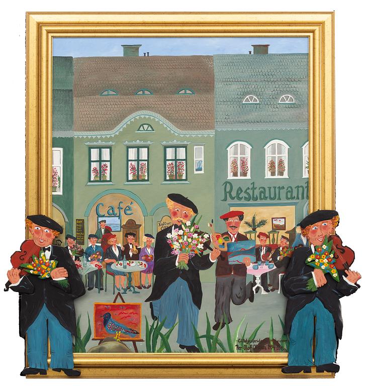 PER OLOF OLSSON, olja på duk och trä  signerad och daterad 1994-98.