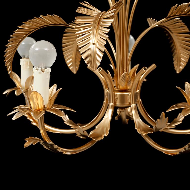 A ceiling lamp, second half of the 20th century, hight ca 60 cm.