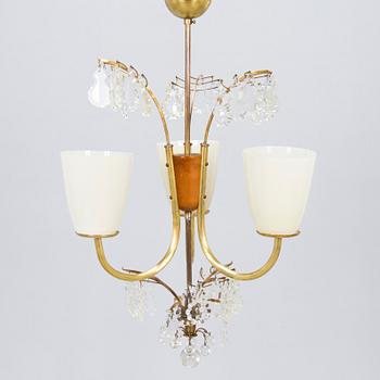 Lisa Johansson-Pape, a 1940's '68' chandelier for Stockmann Orno.