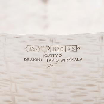 Two silver bowls  mark of TW, for Kultakeskus, Hämeenlinna 1991/1999.