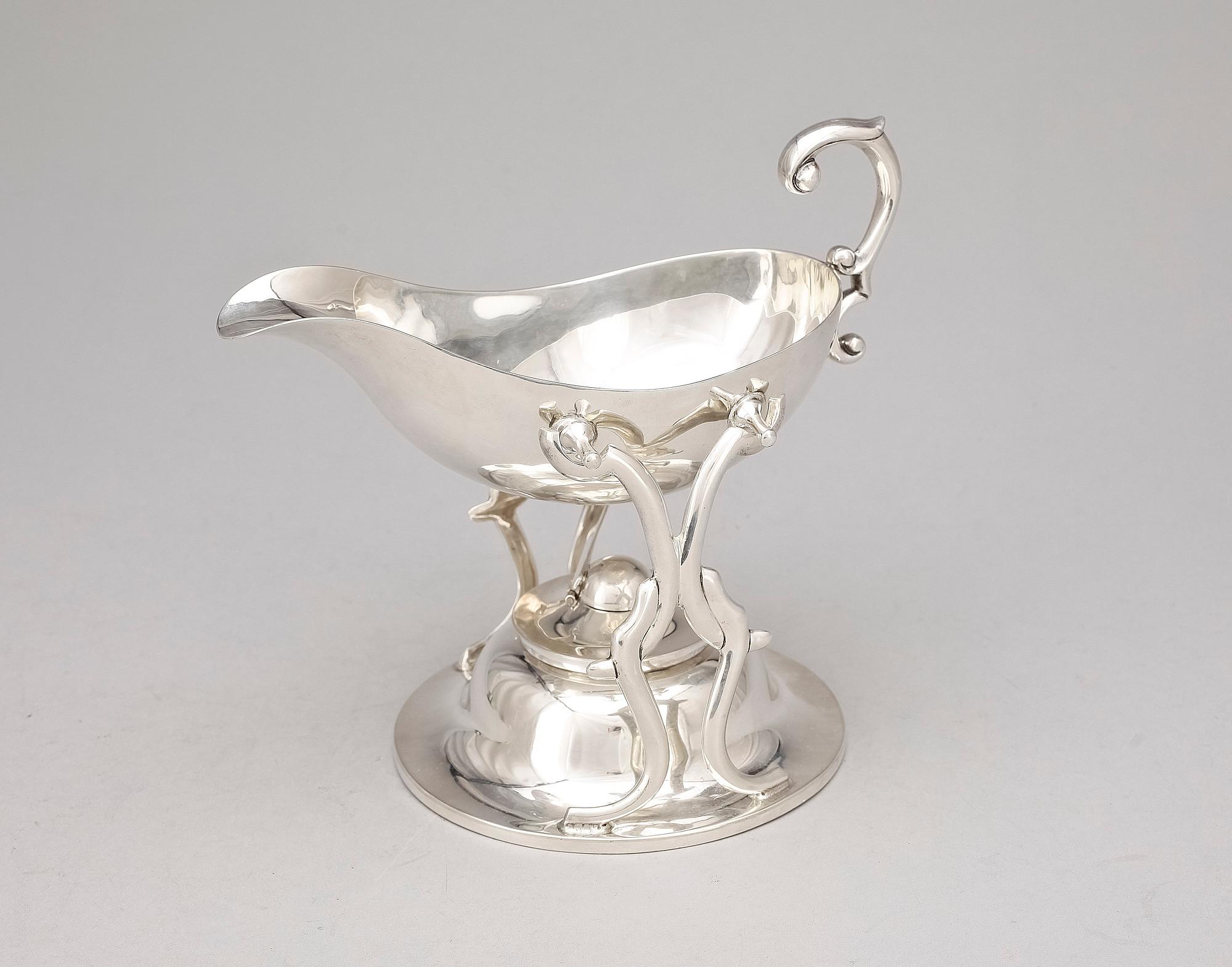 SÅSKANNA MED RECHAUD, sterlingsilver, Mexico, 1900-tal. Totalvikt ca 725 g.