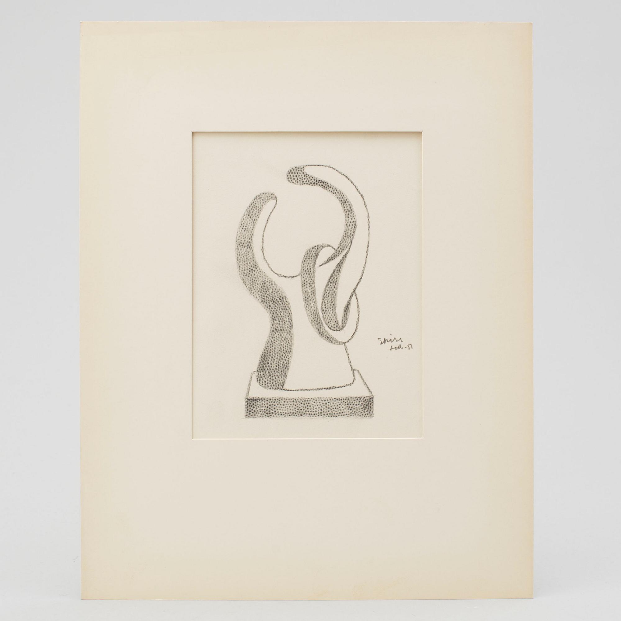 LARS ENGLUND, Pencil, signed anda dated -51.