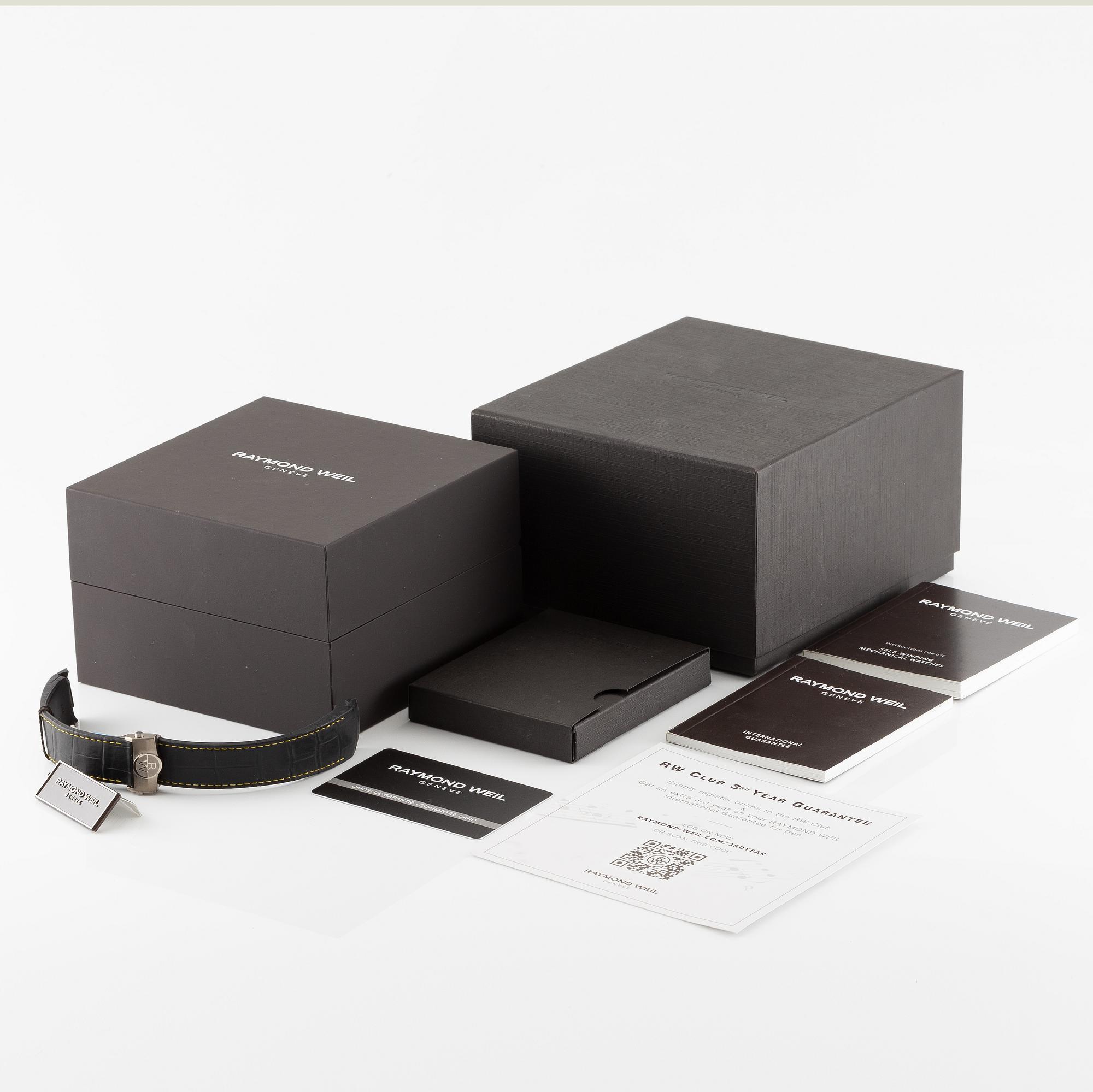 Raymond Weil, Nabucco, chronograph, wristwatch, 46 mm.