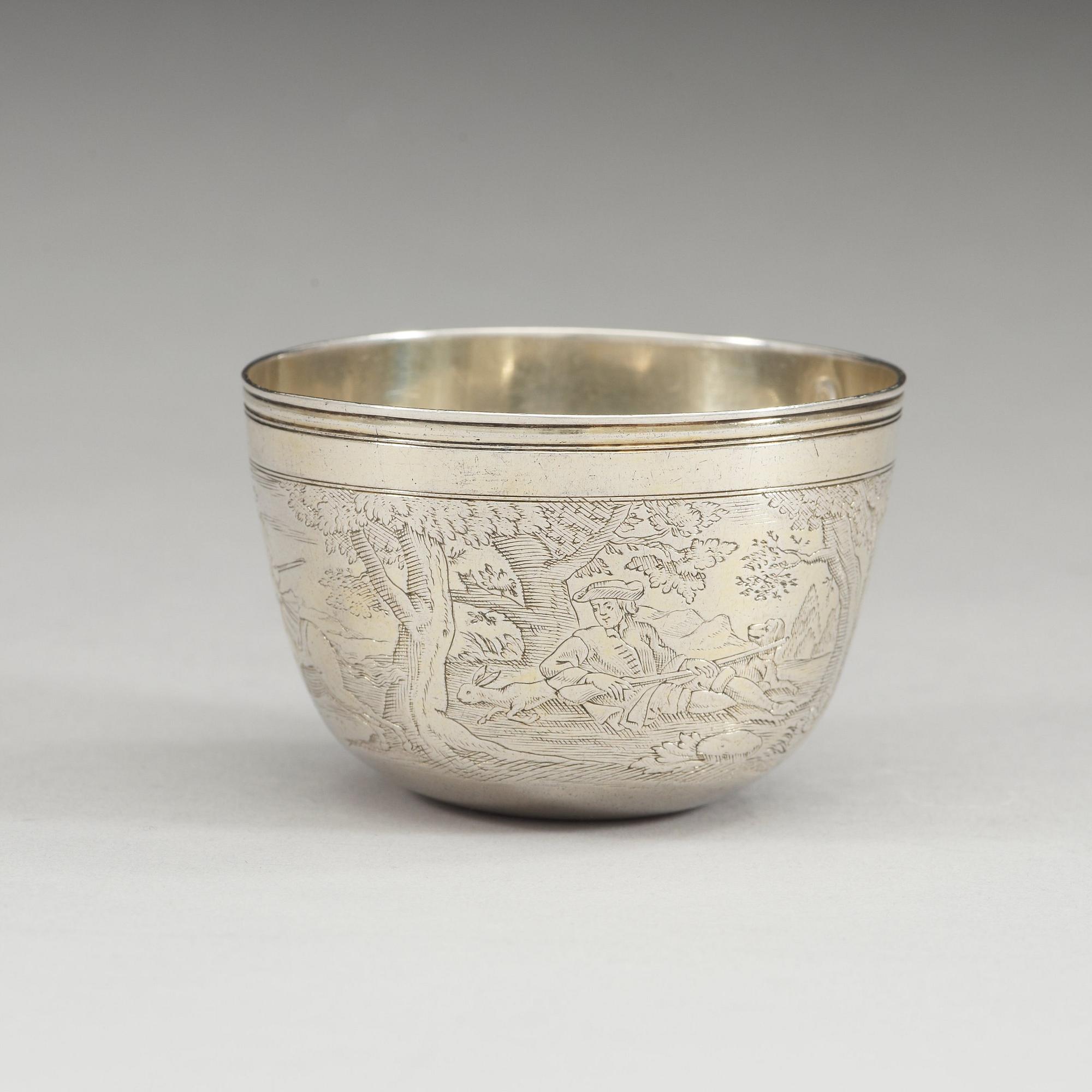 TUMLARE, otydlig mästarstämpel, Augsburg 1712-1715.