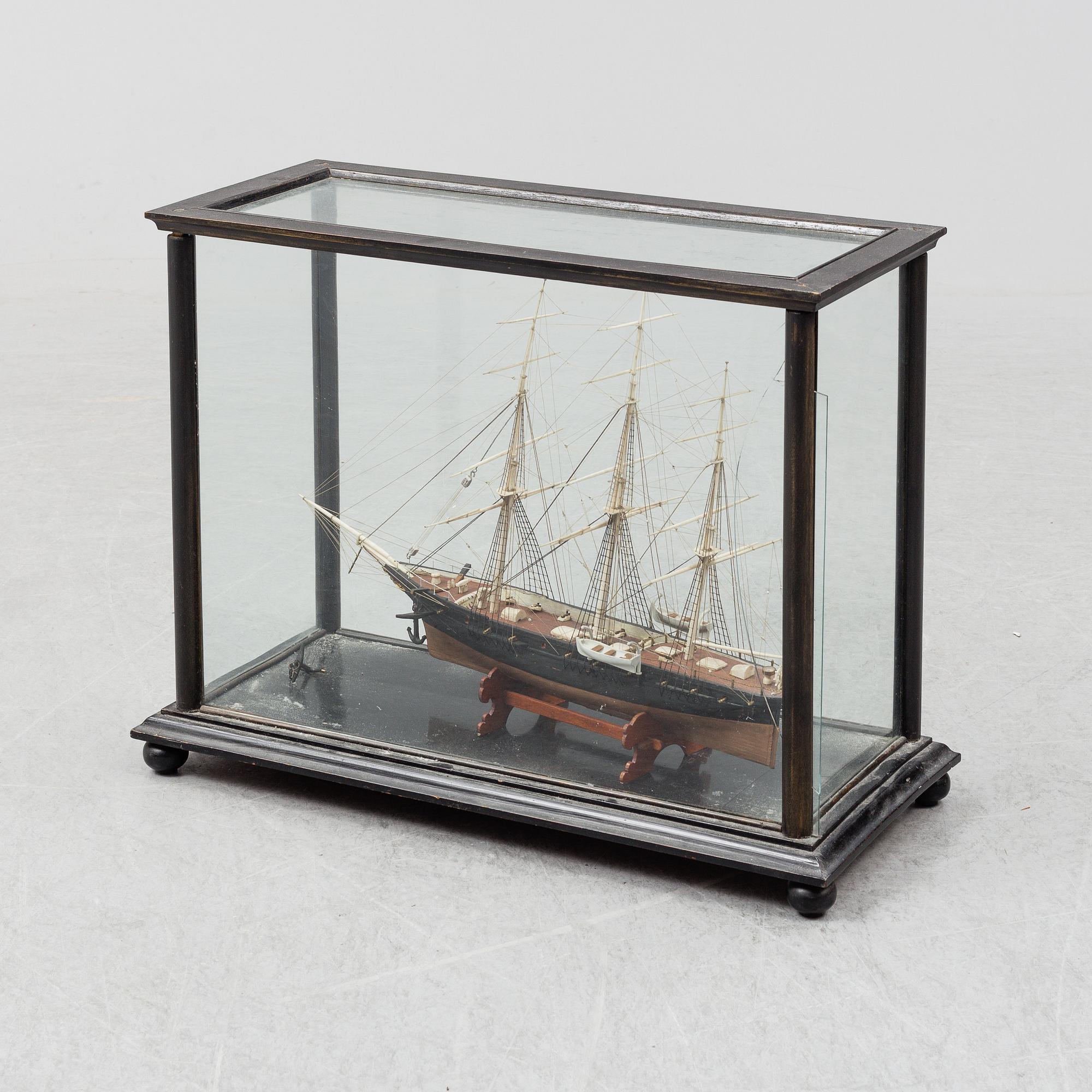 A 20th century model ship.