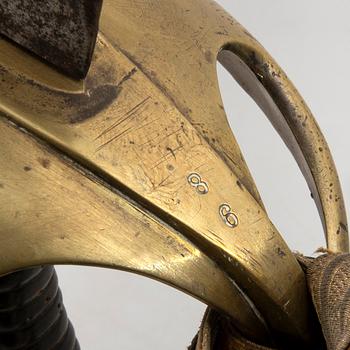 Sabre, m / 1842 for the cavalry, Eskilstuna Jernmanufaktur, 19th century.