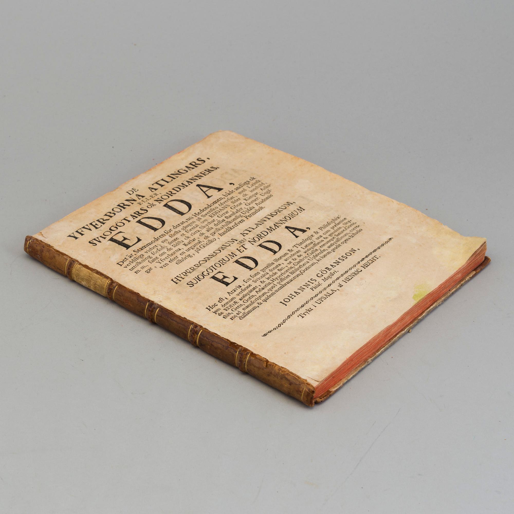 A BOOK, Johan Göransson, Uppsala 1746.