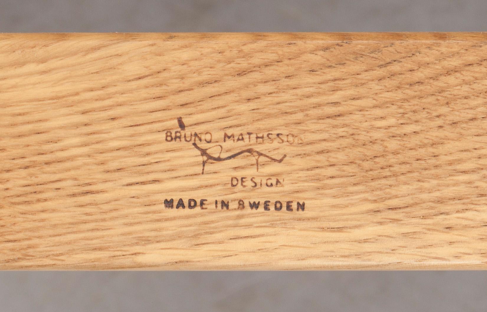 FÅTÖLJ, "Eva hög", Bruno Mathsson.