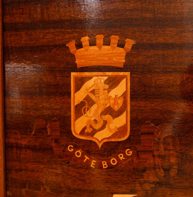 SKÅP, "Göteborg", Mjölby Intarsia, 1900-talets första hälft.