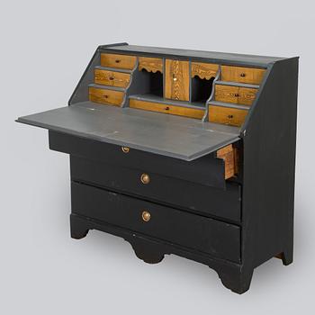 Skrivsekretär, 1800-talets första hälft.