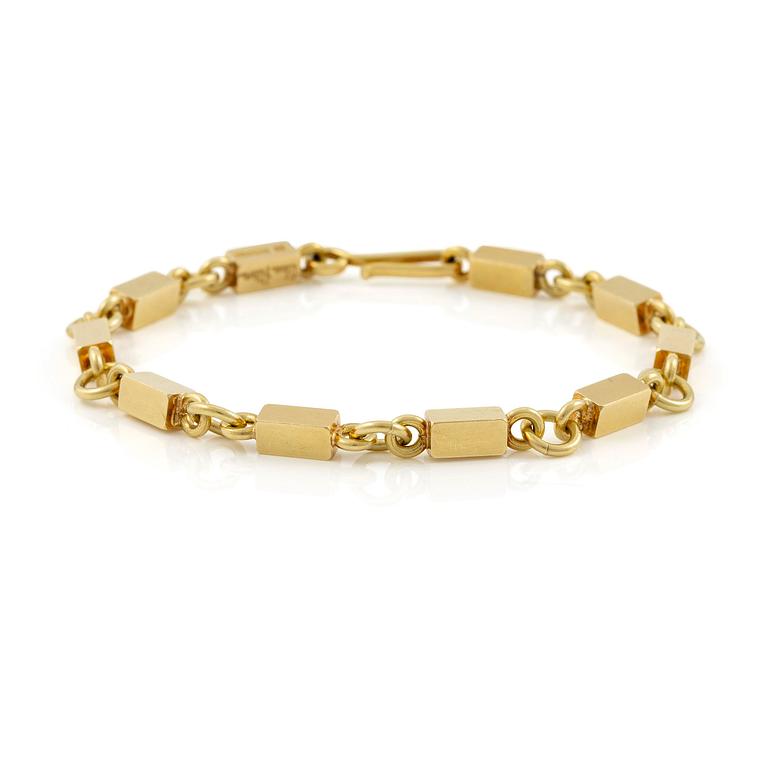 Wiwen Nilsson, a bracelet, 18K gold, Lund 1974.