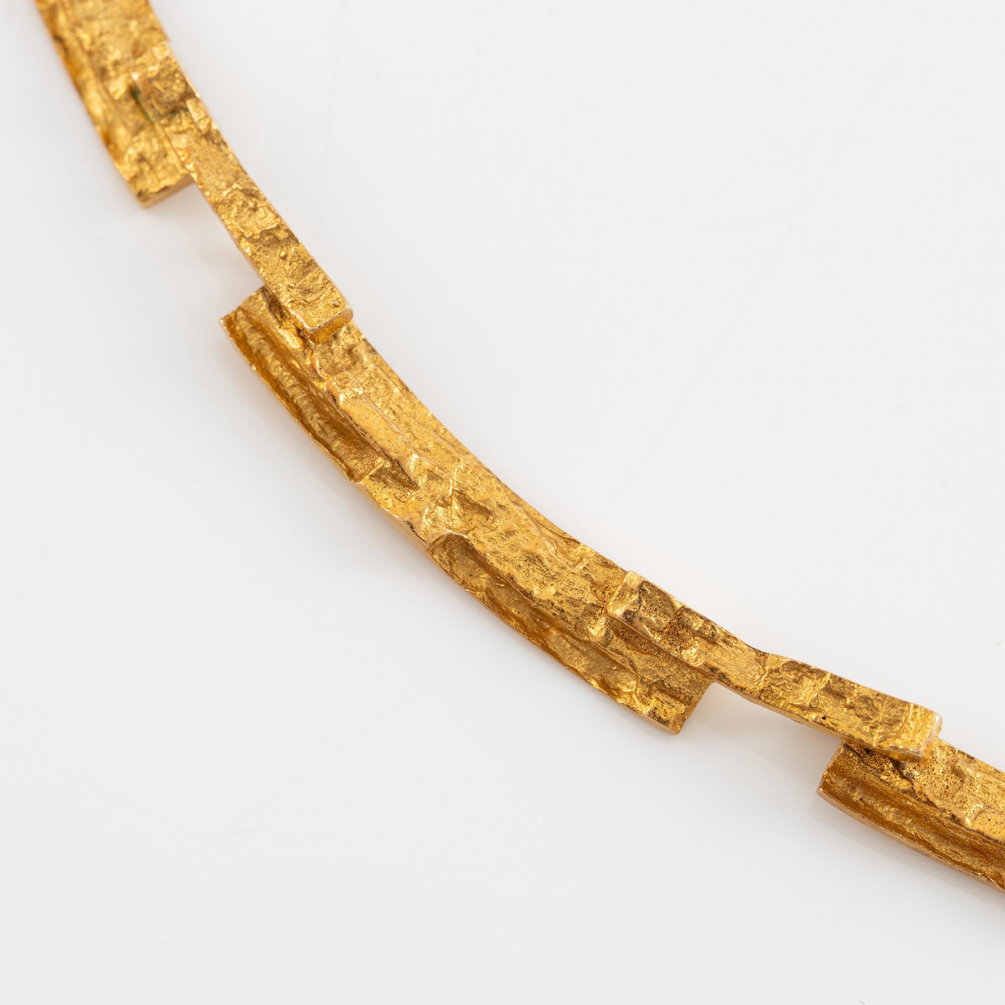 Lapponia necklace 18K gold, design by Björn Weckström.