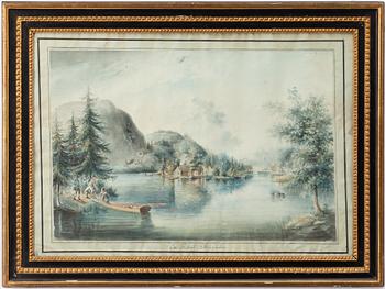 Pehr Nordqvist, attributed to, "Ett Prospect i Skärgården".