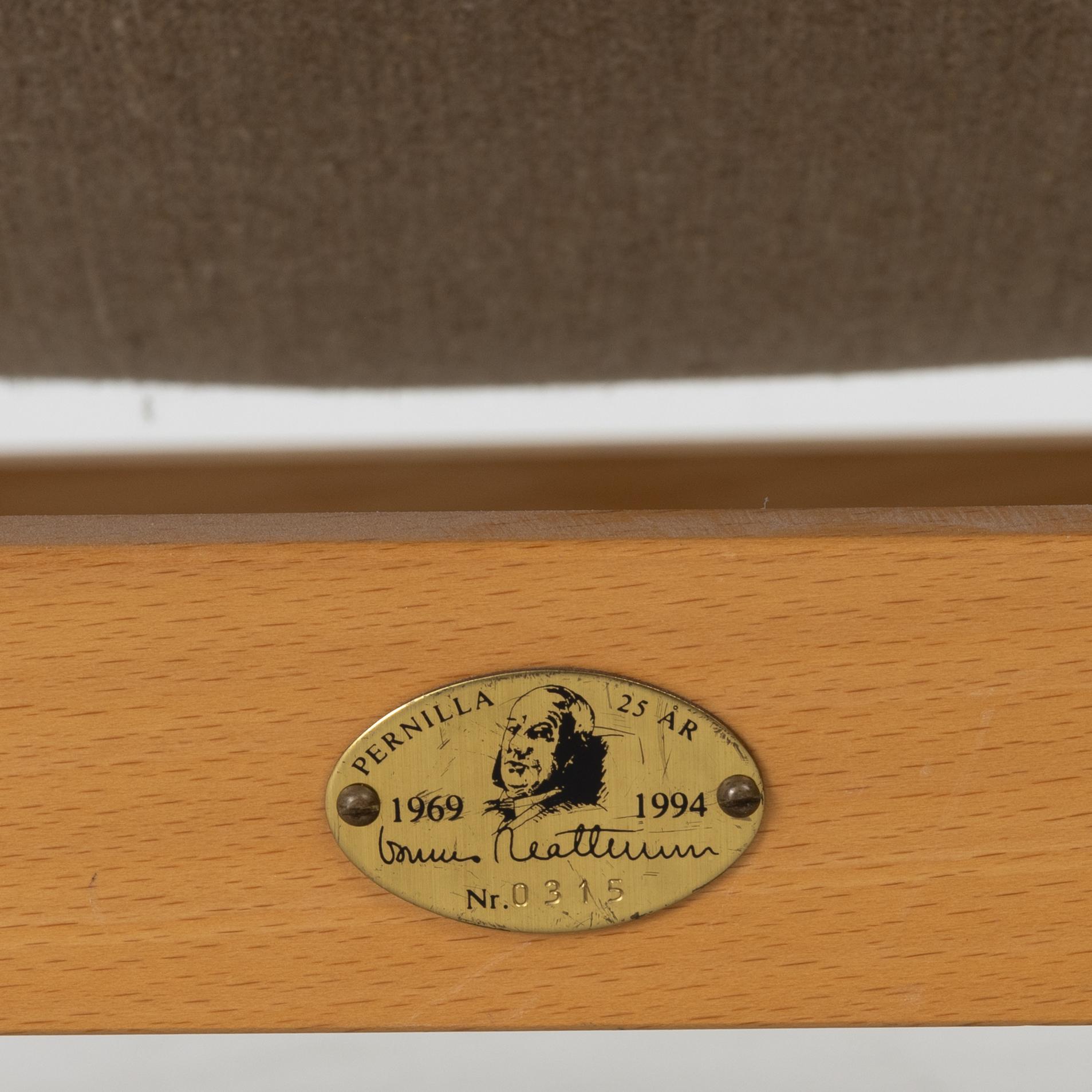 Bruno Mathsson, an armchair, "Pernilla", DUX, second half of the 20th century.