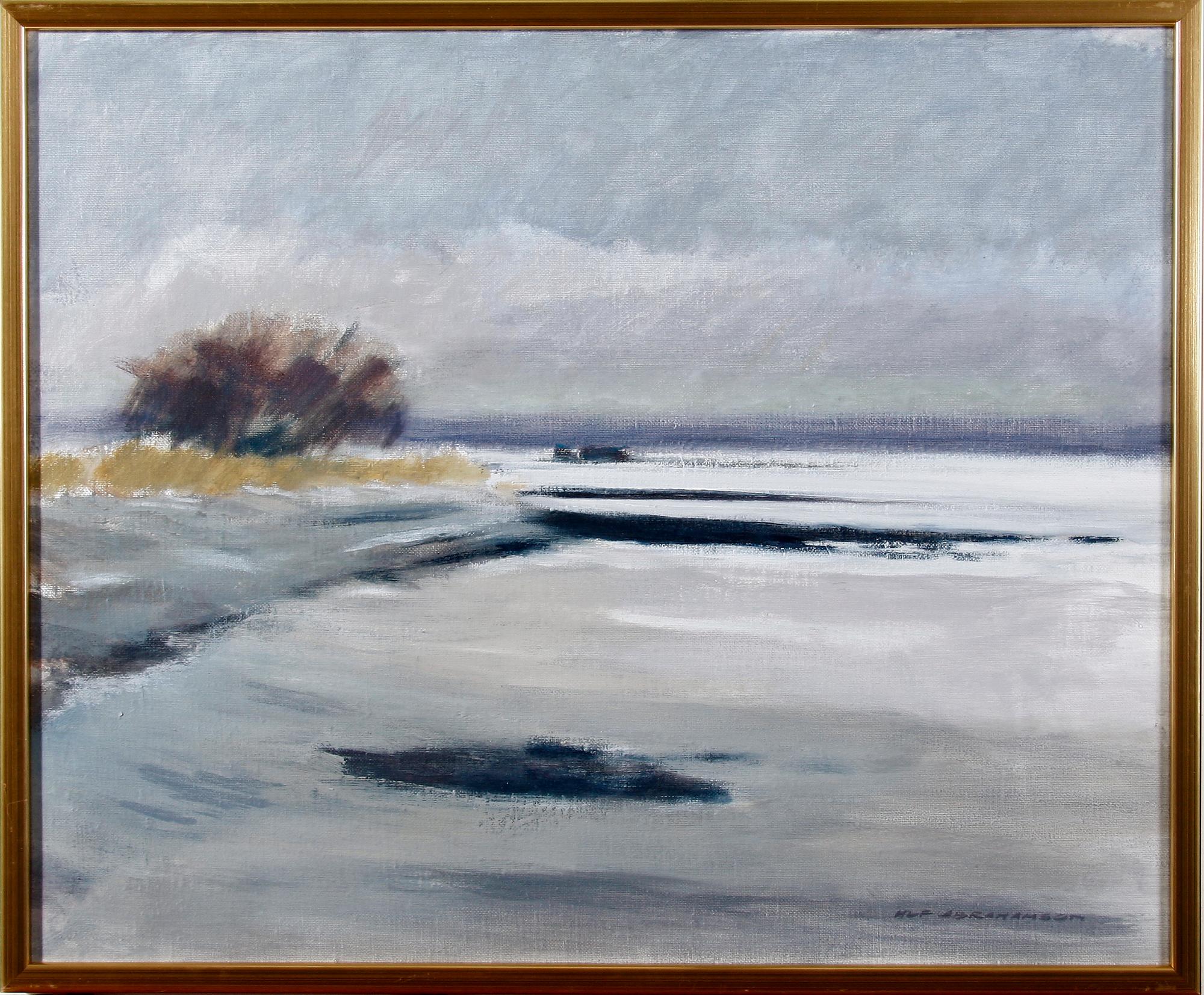 ABRAHAMSON, ULF. Olja på duk, sign.