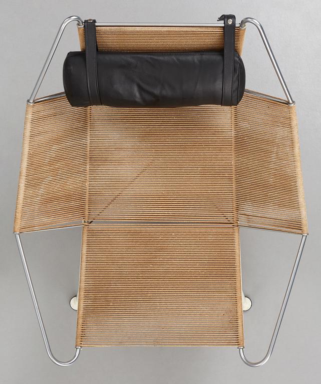 HANS J WEGNER, fåtölj, "Flag Halyard/Snørestolen" modell "GE 225" för Getama, Danmark.