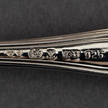 A german silver cutlery service, silver 800, including Bruckmann (68+ 24 pieces).