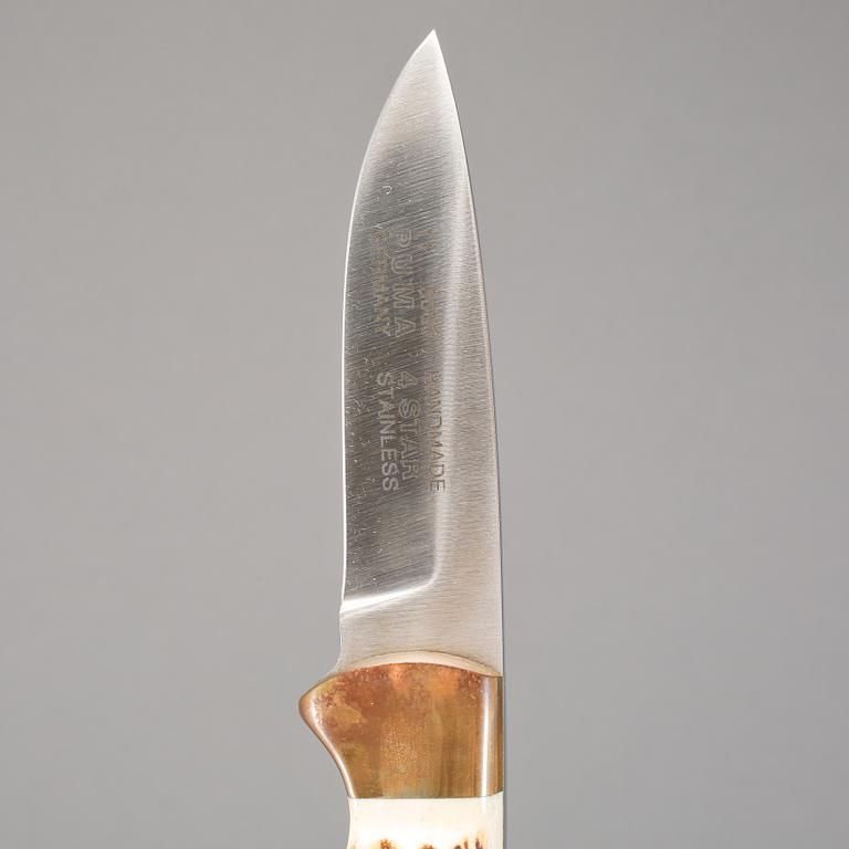 JAKTKNIV, Puma, "4 star", Tyskland, omkring år 2000.