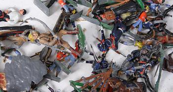 PARTI TENNSOLDATER, ca 150 st, 1900-tal.