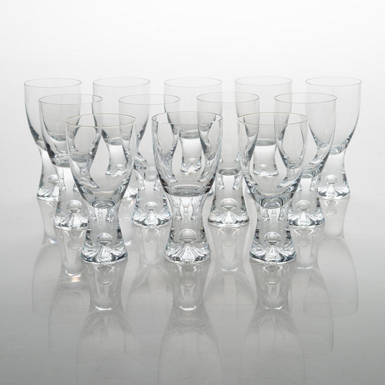 Tapio Wirkkala, A 50-piece set of 'Tapio' glassware for Iittala, Finland, model 2101.